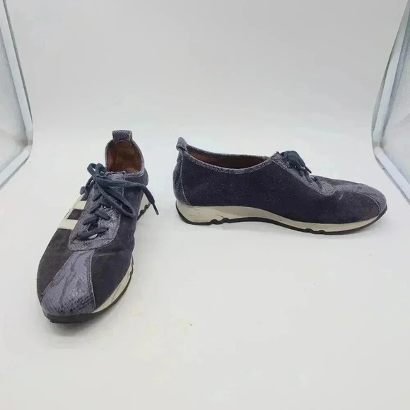 Hispanitas Joy is a Choice Suede / Snake sneakers sz 9 EU40 Blue - Picture 2 of 9